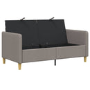 vidaXL Tárolós Kanapé Tópszínű 152 x 78 x 87 cm Poliészter