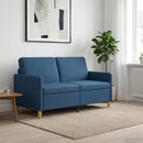 vidaXL Tárolós Kanapé Kék 152 x 78 x 87 cm Poliészter