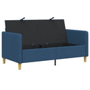 vidaXL Tárolós Kanapé Kék 152 x 78 x 87 cm Poliészter