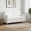 vidaXL Tárolós Kanapé Fehér 152 x 78 x 87 cm Poliészter