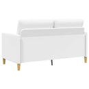 vidaXL Tárolós Kanapé Fehér 152 x 78 x 87 cm Poliészter