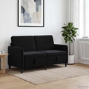 vidaXL Tárolós Kanapé Fekete 152 x 78 x 87 cm Poliészter