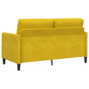 vidaXL Tárolós Kanapé Sárga 152 x 78 x 87 cm Poliészter