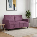 vidaXL Tárolós Kanapé Lila 152 x 78 x 87 cm Poliészter