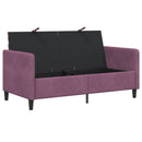 vidaXL Tárolós Kanapé Lila 152 x 78 x 87 cm Poliészter