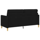 vidaXL Tárolós Kanapé Fekete 172 x 78 x 87 cm Poliészter