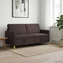 vidaXL Tárolós Kanapé Sötét Barna 172 x 78 x 87 cm Poliészter