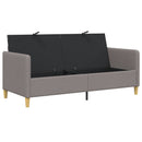 vidaXL Tárolós Kanapé Tópszínű 172 x 78 x 87 cm Poliészter