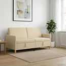 vidaXL Tárolós Kanapé Krémszínű 172 x 78 x 87 cm Poliészter