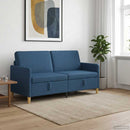 vidaXL Tárolós Kanapé Kék 172 x 78 x 87 cm Poliészter