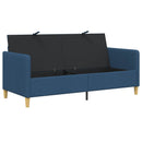 vidaXL Tárolós Kanapé Kék 172 x 78 x 87 cm Poliészter