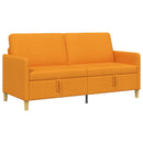 vidaXL Tárolós Kanapé Sötét sárga 172 x 78 x 87 cm Poliészter