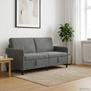 vidaXL Tárolós Kanapé Sötétszürke 172 x 78 x 87 cm Poliészter