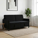vidaXL Tárolós Kanapé Fekete 172 x 78 x 87 cm Poliészter