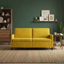 vidaXL Tárolós Kanapé Sárga 172 x 78 x 87 cm Poliészter
