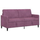 vidaXL Tárolós Kanapé Lila 172 x 78 x 87 cm Poliészter