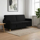 vidaXL Tárolós Kanapé Fekete 192 x 78 x 87 cm Poliészter