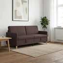 vidaXL Tárolós Kanapé Sötét Barna 192 x 78 x 87 cm Poliészter