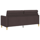 vidaXL Tárolós Kanapé Sötét Barna 192 x 78 x 87 cm Poliészter