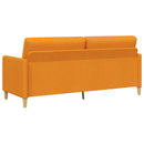 vidaXL Tárolós Kanapé Sötét sárga 192 x 78 x 87 cm Poliészter