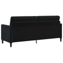 vidaXL Tárolós Kanapé Fekete 192 x 78 x 87 cm Poliészter