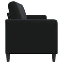 vidaXL Tárolós Kanapé Fekete 192 x 78 x 87 cm Poliészter