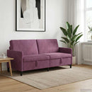 vidaXL Tárolós Kanapé Lila 192 x 78 x 87 cm Poliészter