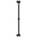 vidaXL Zuhanyfej Tartó Fekete 71 cm Rozsdamentes Acél