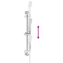 vidaXL Zuhanyrendszer készlet Krómszínű 70 cm Rozsdamentes Acél
