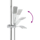 vidaXL Zuhanyrendszer készlet Krómszínű 70 cm Rozsdamentes Acél
