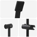 vidaXL Zuhanyrendszer készlet Fekete 70 cm Rozsdamentes Acél