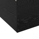 vidaXL Ágykeret tárolóval fiókkal Fekete Tölgy 80 x 200 cm Szerelt Fa