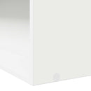 vidaXL Ágykeret tárolóval polcokkal Fehér 80 x 200 cm Szerelt Fa