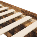 vidaXL Ágykeret tárolóval polcokkal Antik Fa 80 x 200 cm Szerelt Fa