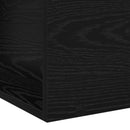 vidaXL Ágykeret tárolóval Fekete Tölgy 80 x 200 cm Szerelt Fa