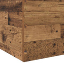 vidaXL Padlós ágykeret Antik Fa 80 x 200 cm Szerelt Fa