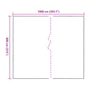 vidaXL Növényfedező Átlátszó 8 x 10 m PE