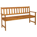 vidaXL Kerti pad 158 x 55 x 89 cm Tömör Akácfa Természetes
