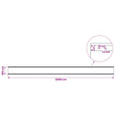 vidaXL Ponyva fémfülekkel 2 db Zöld 1,5 x 20 m 260 gsm PE