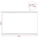 vidaXL Ponyva fémfülekkel 2 db Zöld 2 x 3 m 260 gsm PE