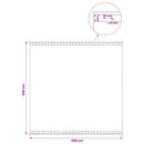 vidaXL Ponyva fémfülekkel 2 db Zöld 3 x 3 m 260 gsm PE