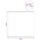 vidaXL Ponyva fémfülekkel 2 db Zöld 4 x 4 m 260 gsm PE