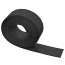 vidaXL Élvágók 25 m 20 cm PE Fekete