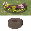 vidaXL Élvágók 25 m 20 cm PE Barna