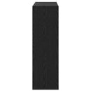 vidaXL Könyvszekrény Fekete Tölgy 102 x 32 x 102 cm