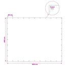 vidaXL Ponyva fémfülekkel Zöld 4 x 5 m 140 gsm PE
