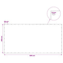 vidaXL Ponyva fémfülekkel Zöld 4 x 8 m 140 gsm PE