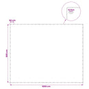 vidaXL Ponyva fémfülekkel Zöld 8 x 10 m 140 gsm PE
