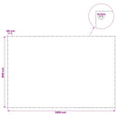 vidaXL Ponyva fémfülekkel Zöld 8 x 12 m 140 gsm PE