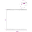 vidaXL Ponyva fémfülekkel Zöld 2 x 2 m 260 gsm PE